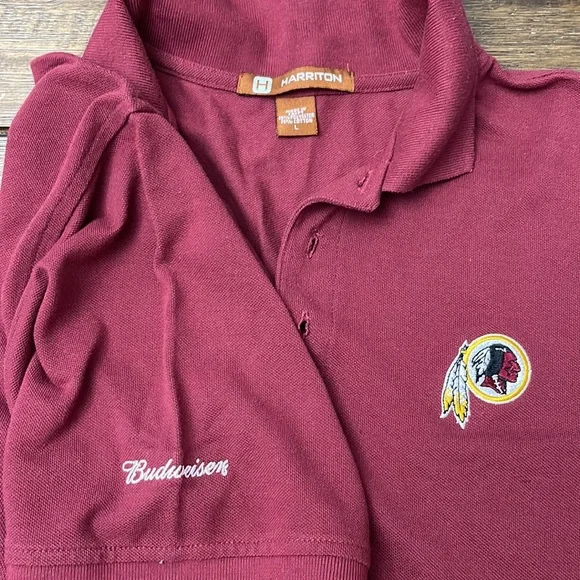 Mens Redskins Collared Shirt - Picture 2 of 2